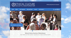 Desktop Screenshot of ethicalsocietywestchester.org